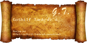 Gothilf Tankréd névjegykártya